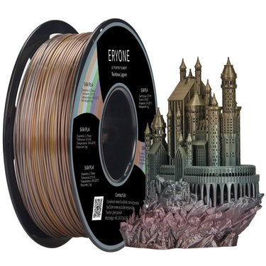 ERYONE Rainbow PLA Filament Multicolor Perfect Spooled 1.75mm 1Kg Classic Rainbow Steampunk Rainbow Metal Silk from NSE Imports #2.